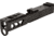 TRYBE Defense Pistol Slide, Glock 26, Gen 3/4, DeltaPoint Pro Cut, Version 2, Black Cerakote, No Base Plate Included, SLDG26G34DPV2-BN