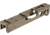 TRYBE Defense Pistol Slide, Glock 26, Gen 3/4, Viper Cut, Version 2, FDE Cerakote, No Base Plate Included, SLDG26G34VPRV2-FDE