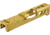 TRYBE Defense Glock 26 Pistol Slide - Version 2, Gen 3/4, DeltaPoint Pro Cut, Gold, SLDG26G34DPV2-GLD