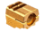 TRYBE Defense Universal 9mm Compensator - Full Size Firearms, Gold, TRBDUNI9MMFS-GLD