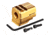 TRYBE Defense Universal 9mm Compensator - Full Size Firearms, Gold, TRBDUNI9MMFS-GLD