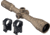TRYBE Optics 6-24x50mm Rifle Scope, 30mm Advanced Scope Rings, Extra High, FDE