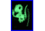 TUFF Products 2.5in Fuasaurus Patch, Glow in the dark, P-Fuasaurus