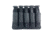 TUFF Products 5 In-line R.E.M. Pouch with Magnetic Retention-No Flap - Size 2 For Double Stacks, Black Carbon 7095-BC-M-2
