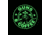 TUFF Products Glow in the Dark Guns and Coffee Patch, 2.5in, Green/Black, P-GNC-GLOW