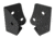 Tuff Stuff Overland Windshield Light Mounting Brackets for 07-18 Jeep Wrangler JK, Black, NSN N, TS-WLM-JK