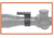 Tuff Zone 1in Scope Tube Mount, TZ-MT25