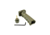 Tuff Zone Grip w/ Pressure Switch, 5 Position, OD Green, TZ-MGP20PG