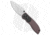 Tuya Knife Big Belly Slide Folding Knife, 3.50in, 154CM, Drop Point Blade, G-10, Purple Handle, Purple/Gray, 7.50 inch, BHQ-174122