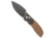 Tuya Knife Big Belly Slide Folding Knife, 3.50in, 154CM, Drop Point Blade, G-10, Black/Brown Handle, Black/Brown/Black, 7.50 inch, BHQ-174126