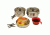 Texsport Cookware Set, 5.50" Diameter Frying Pan, 24 fl oz Pot, Lid, 20.16 fl oz Pot, 8 fl oz Measuring Cup 13430TEX