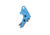 Tyrant CNC 1.0/2.0 Pistol Trigger, Smith &amp; Wesson M&amp;P 9/.40/9c/.40c, Blue/Black, TD-MPTRIG-FSC-BLUE/BLK