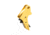 Tyrant CNC 1.0/2.0 Pistol Trigger, Smith &amp; Wesson M&amp;P 9/.40/9c/.40c, Gold/Black, TD-MPTRIG-FSC-GOLD/BLK