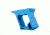 Tyrant CNC AR-15 Halo Handstop, Blue, TD-772-B-M