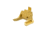 Tyrant CNC H&amp;K VP9/VP40 Extended Magazine Release, Gold, TD-VP9E-GOLD