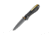 Tyrant CNC T.D.C.001 3in Folding Knife, Tanto Blade, D2 Steel, Gold/Black, TD-TDC001-Black-Gold