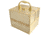TZ Case Aluminum-Framed Compact Makeup Case, Gold, 7.5 x 6.25 x 6.25in , AB-14 GGS