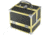 TZ Case Aluminum-Framed Compact Makeup Case, Gold/Black, 7.5 x 6.25 x 6.25in, AB-14 GBD
