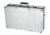 TZ Case Aluminum-Framed Deluxe Barber/Stylist Case, Silver, 24.25 x 14.5 x 6.5in , AB-455 SS