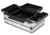 TZ Case Aluminum-Framed Deluxe Barber/Stylist Case, Silver, 24.25 x 14.5 x 6.5in , AB-455 SS