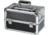 TZ Case Aluminum-Framed Makeup Case, Black/Clear, 14.5 x 8.25 x 9.25in, AB-116T B