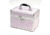 TZ Case Pink Beauty Collection Small MakeUp Case w/ 2 Extendable Trays Combination Lock Pink Stripe AB 68PS