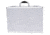 TZ Case NC250 Aluminum 17 inch Laptop Case - Silver Stripes NC-250SS