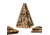 Uberleben Tindar Tipi Fire Starter, 3 Pack, UB-TIPI-0101