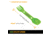 UCO Utility Spork, ECO-Friendly, 2 Pack, Green/Lavender, F-SP-UT-ECO-2PK