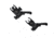 Ultradyne C4 Offset Flip-Up Front/Rear Sight Set, Right Hand, Black, UD10880