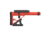 Ultradyne UD Adjustable Butt Stock, Long, Habanero Red, UD20063-HR