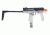 Umarex Combat Zone MAG-9 Electric Airsoft Gun w/120-Round 6mm Airsoft Magazine, Clear 2272111