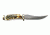 Uncle Henry Taylor - Uncle Hendry Golden Spike Fixed Blade Knife,5in Steel Clip Point Blade,Staglon Handle,Clam Package 153UHCP