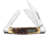 Uncle Henry Uncle Henry 885UH Sr. Rancher Next Gen Folding Knife, 3in 7Cr17 HC Stainless Steel Clip Point, Sheepfoot and Clip Spay Blade , Staglon Handle, Sliver, 1136003