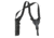 Uncle Mike's Vertical, Shoulder Holster, Right Hand, Black, Open End, Kodra Nylon 83051A