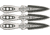 Uncle Mikes Blackjack Intl 3 pc Fixed Blade Knife Set BJ031