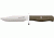 Uncle Mikes Classic Blades Halo Fixed Blade Knife, 3.625in, A-2 Tool Steel Clip Point, Green Cavas Micarta Border Patrol Handle BCB12GM
