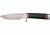 Uncle Mikes Classic Model 125 Fixed Blade Knife, Black Canvas Micarta Handle BCB125BM