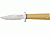 Uncle Mikes Classic Model 4 Fixed Blade Knife, 3.75in, A-2 Tool Steel, Antique Ivory Micarta Handle BCB4AM