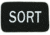 Uncle Mike's Sort Id Patch Blk/white L 5x8 - 7705018
