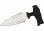 Uncle Mikes T-Handle Push Dagger Fixed Blade Knife, 4in, Serrated, Rubber Black T-Handle BJ049