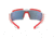 Under Armour Phenom, Satin White Frame w/Red Rubber, Gray w/Blue ML, U8600054-116161