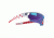 Under Armour Phenom, Satin White Frame w/Red Rubber, Gray w/Blue ML, U8600054-116161