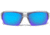 Under Armour Big Shot Sunglasses, Crystal/Frosted Frame,Gray/Blue Multiflect Lens U8600085-141561