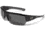 Under Armour Big Shot Sunglasses, Satin Black/Charcoal Gray Frame, Gray Polarized U8630085-010908