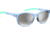 Under Armour Breathe Sunglasses with Transparent Azure Frame and Silver Mirror Lens, Medium, UA0014GS MVU-IC