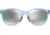 Under Armour Breathe Sunglasses with Transparent Azure Frame and Silver Mirror Lens, Medium, UA0014GS MVU-IC