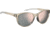 Under Armour Breathe Sunglasses with Transparent Grey Frame and Rose Gold Mirror Lens, Medium, UA0014GS 10A-0J