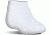 Under Armour Charged Cotton 2.0 Socks, Pack of 6, White/Gray, 7-9 Youth Large, U320-WHT/GRY-YL