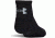 Under Armour Charged Cotton 2.0 Socks, Pack of 6, Black/Gray, 7-9 Youth Large, U321-BLK/GRY-YL